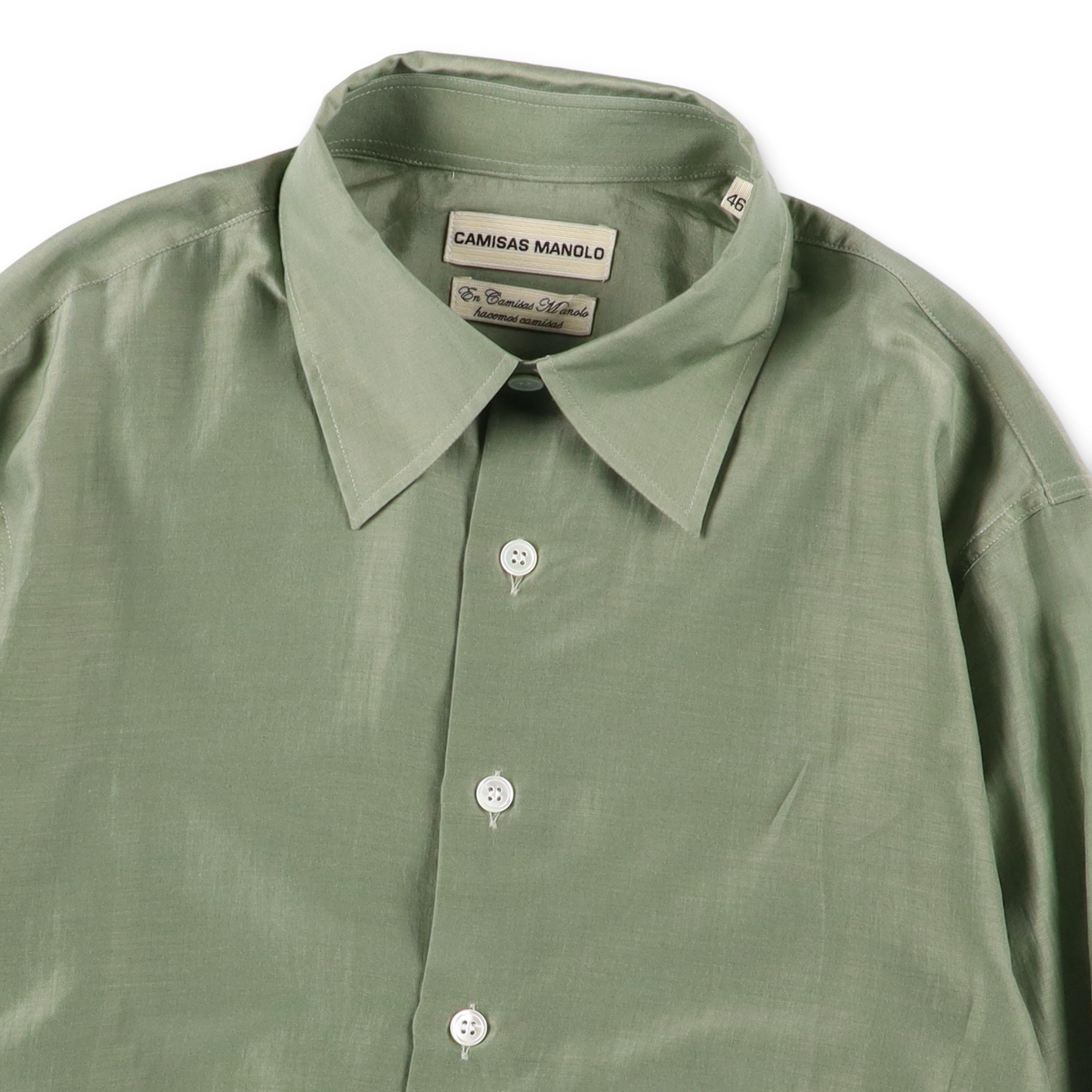 CAMISAS MANOLO GREEN CAMISA SHIRT【26010503】(N)