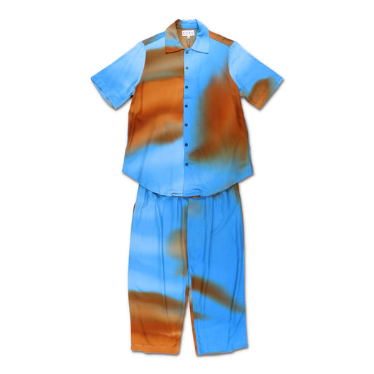 SUKU HOME UNISEX PYJAMA SET SUMMER NIGHT DESERT
