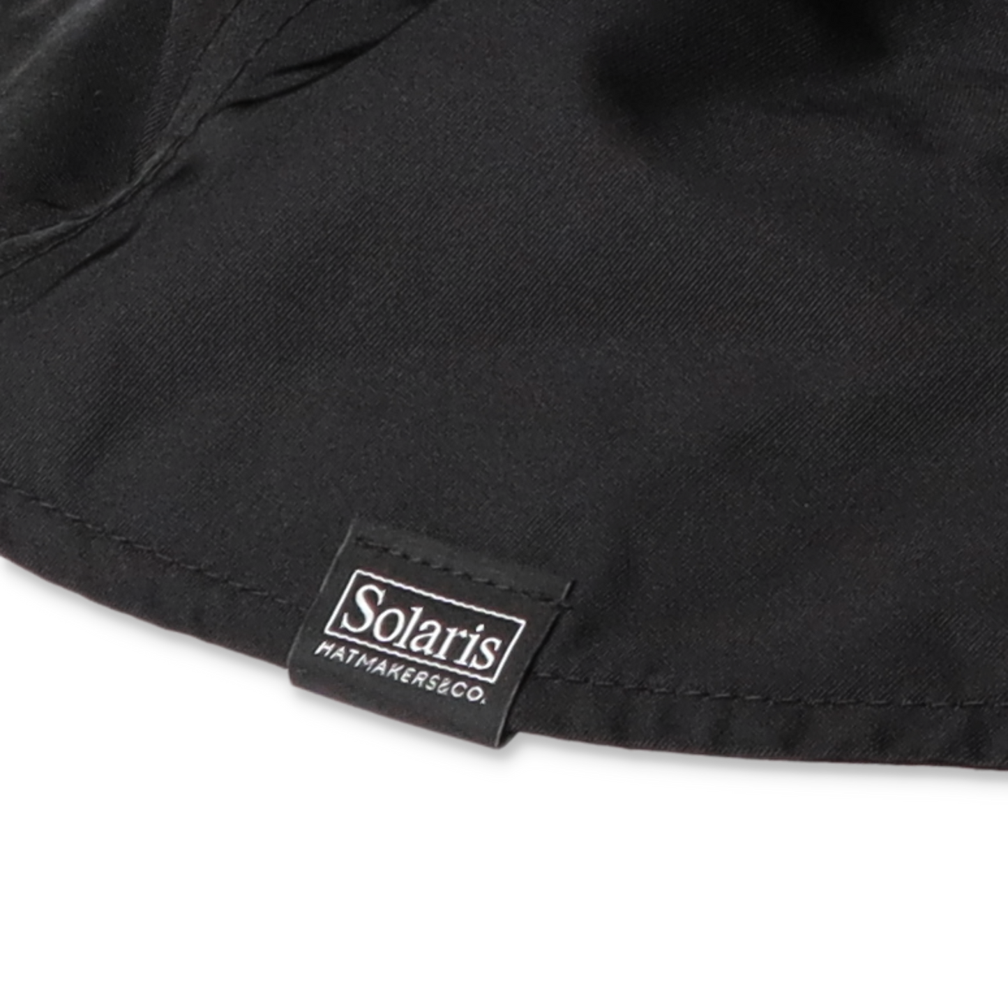 SOLARIS&Co. LIMONTA TWILL TULIP HAT EGGMAN BLACK【Y01004】(N)