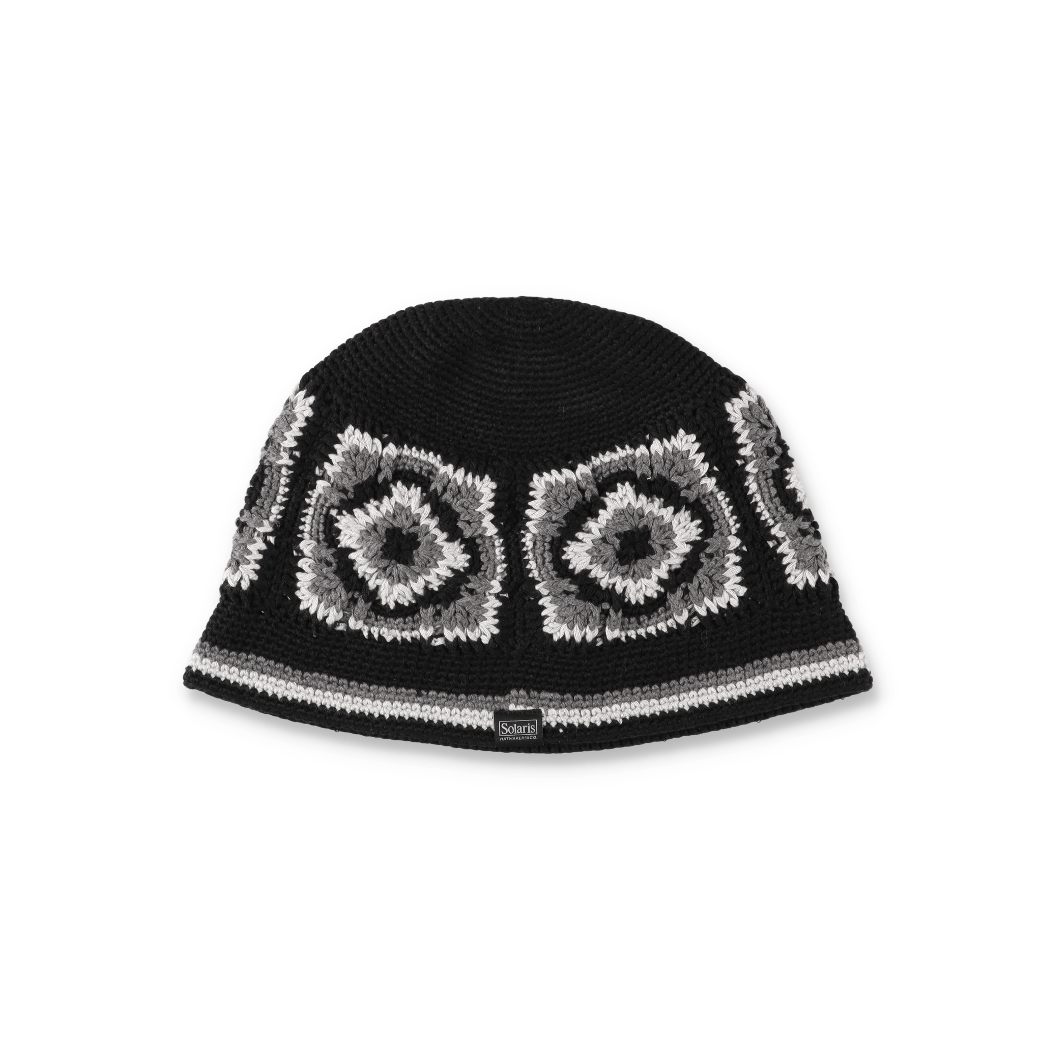 SOLARIS&Co. - CROCHET HAT SUNBIRD BLACK – STUDY SHOWROOM STORE