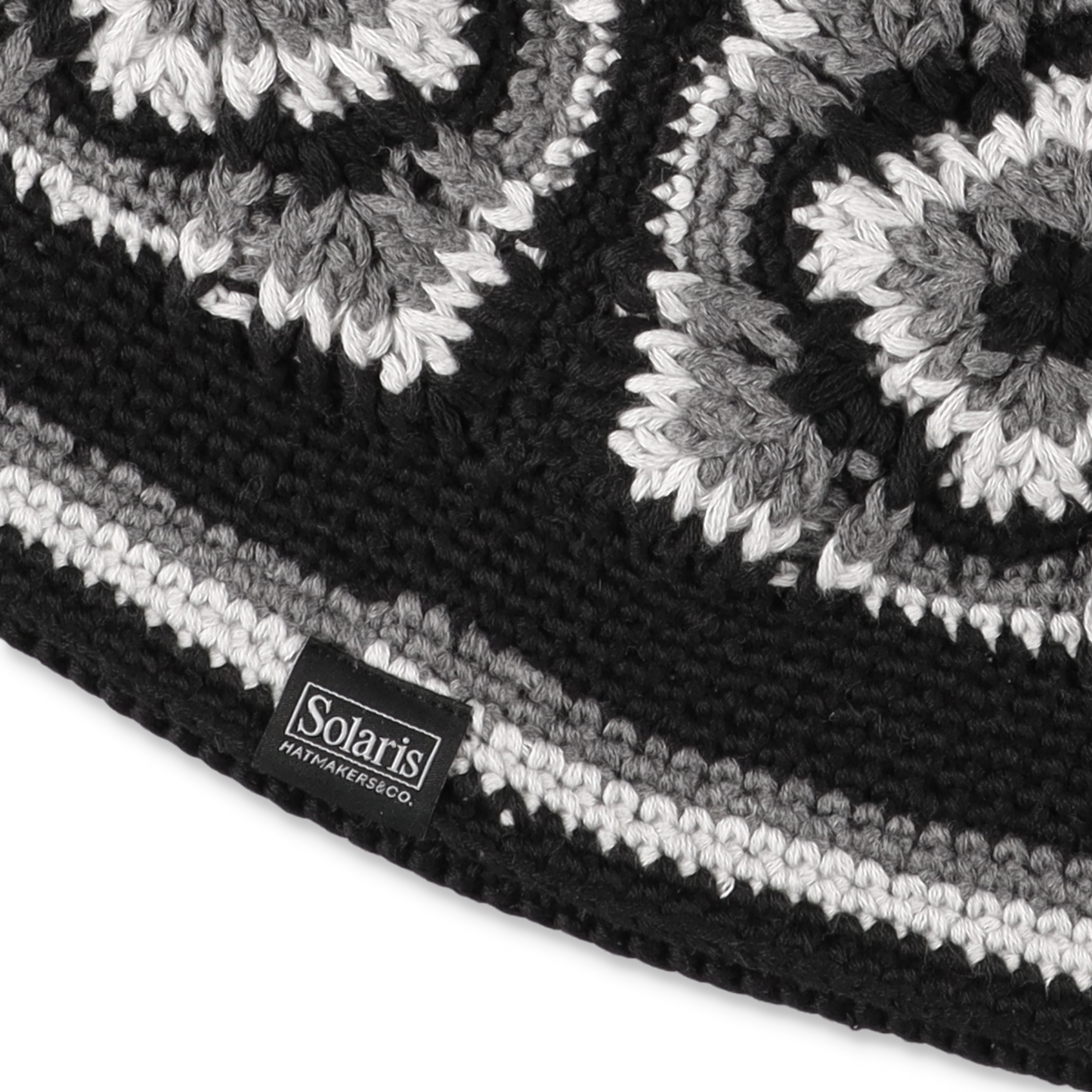 SOLARIS&Co. CROCHET HAT SUNBIRD BLACK 【X01001】(N)