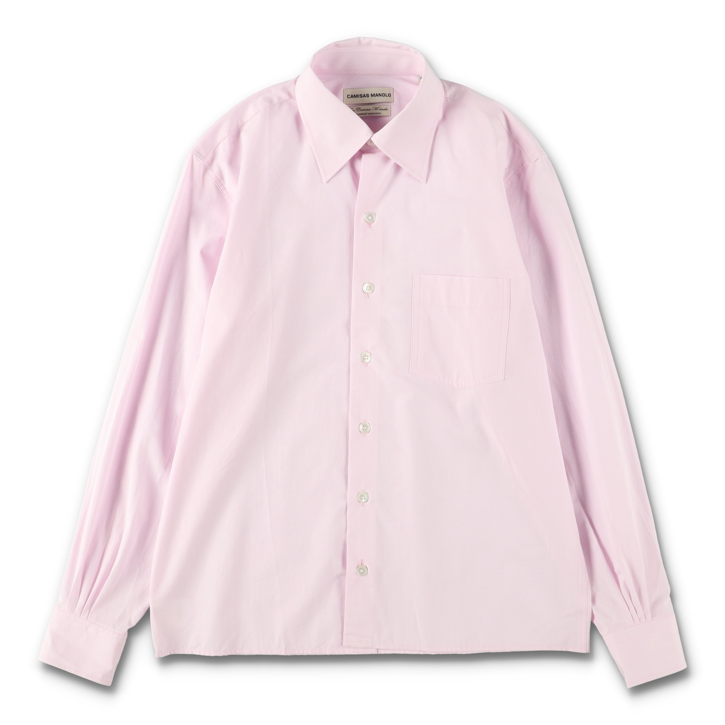 SOFT PINK CAMISA SHIRT - CAMISAS MANOLO 正面