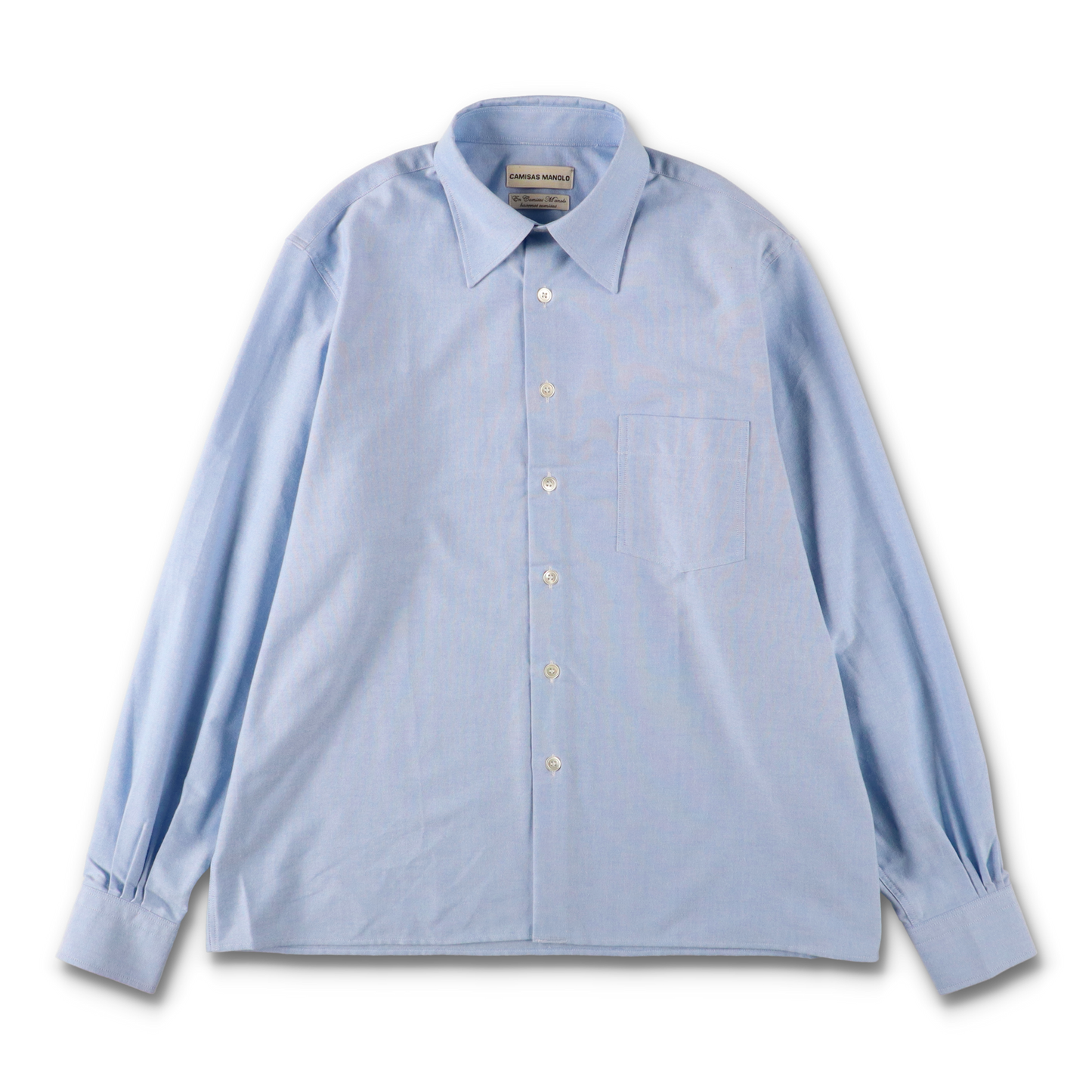 LIGHT BLUE CAMPO SHIRT - CAMISAS MANOLO 正面
