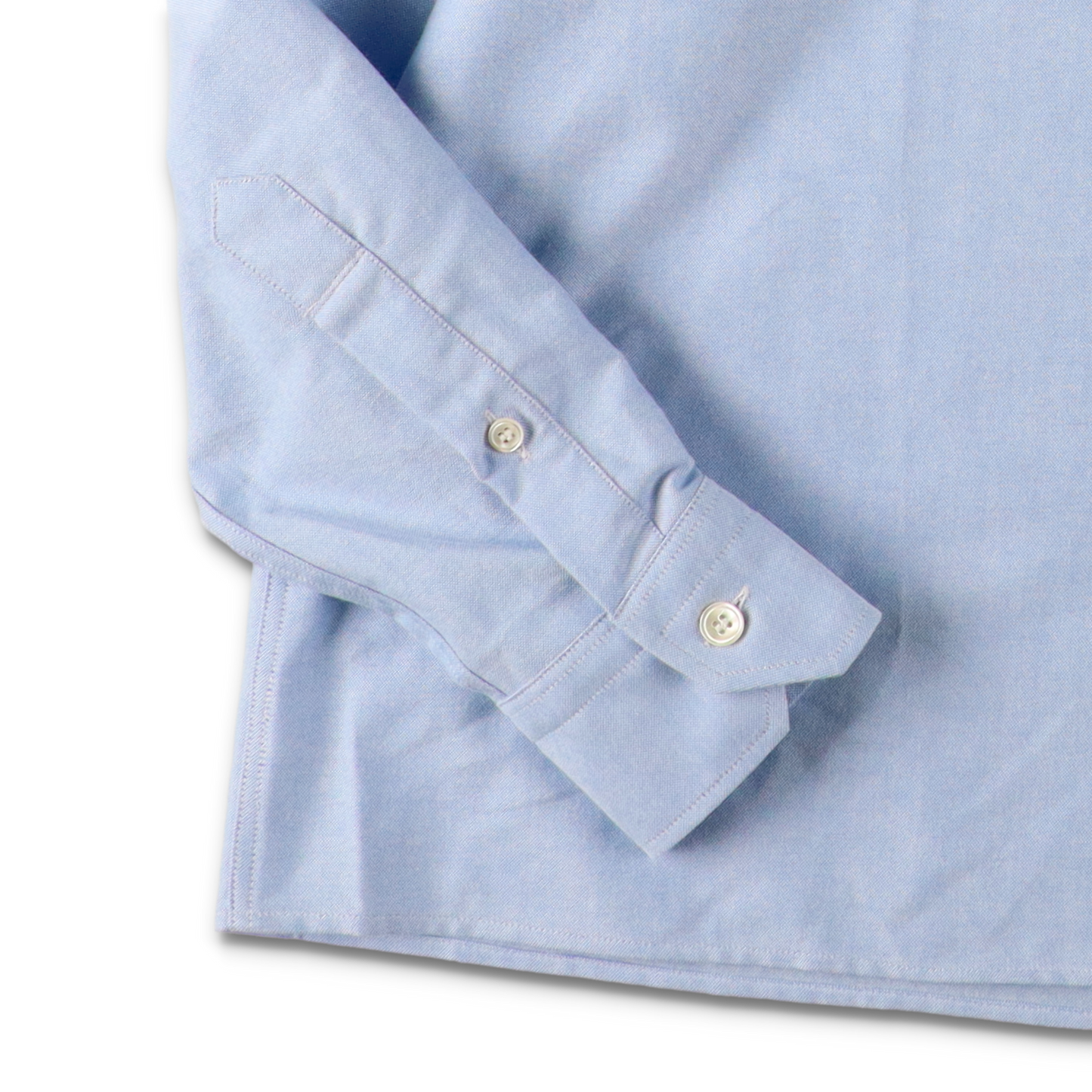 LIGHT BLUE CAMPO SHIRT - CAMISAS MANOLO 袖のディテール