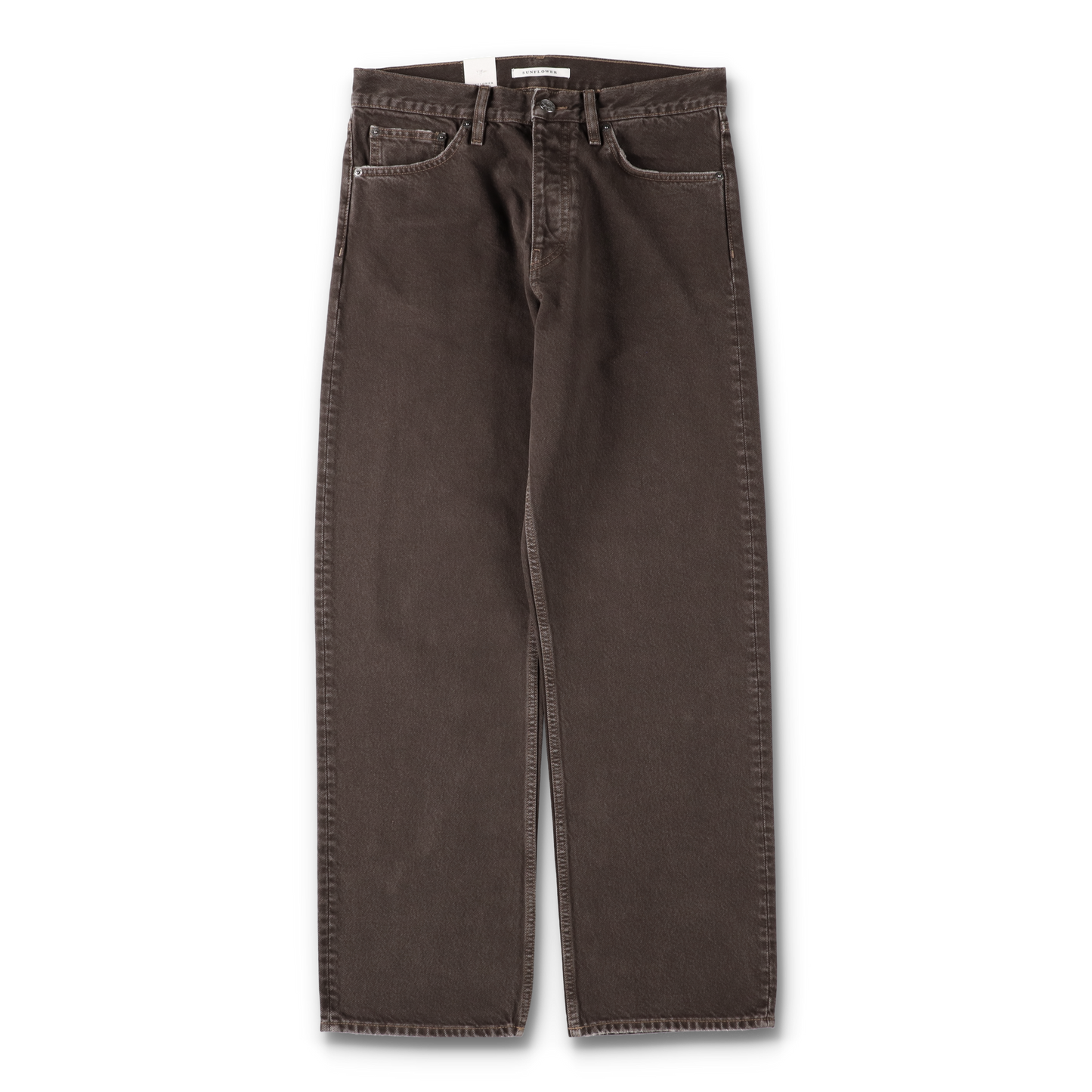 LOOSE DENIM VINTAGE BROWN - SUNFLOWER 正面