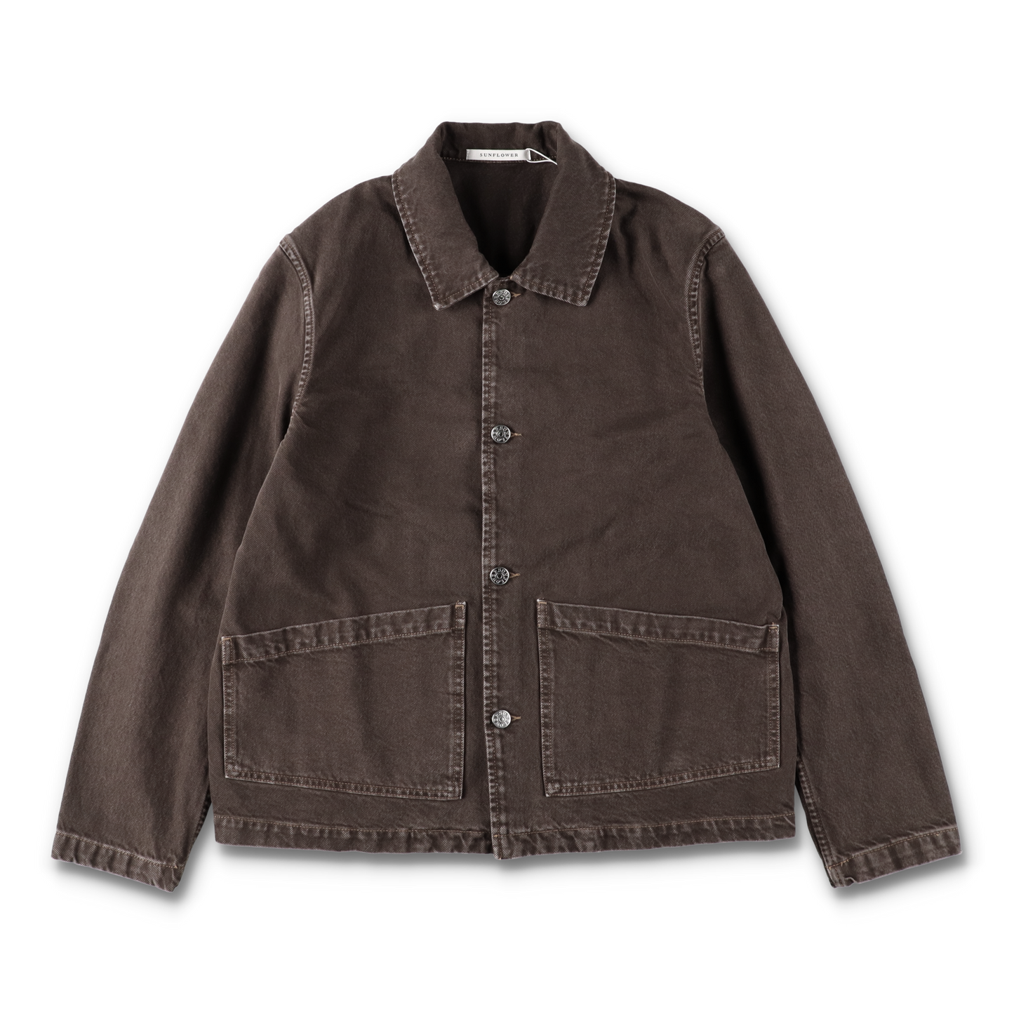 WORKER JAKET VINTAGE BROWN - SUNFLOWER 正面