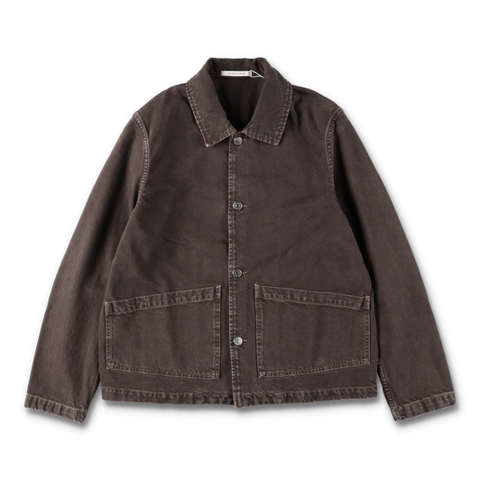 WORKER JAKET VINTAGE BROWN - SUNFLOWER 正面