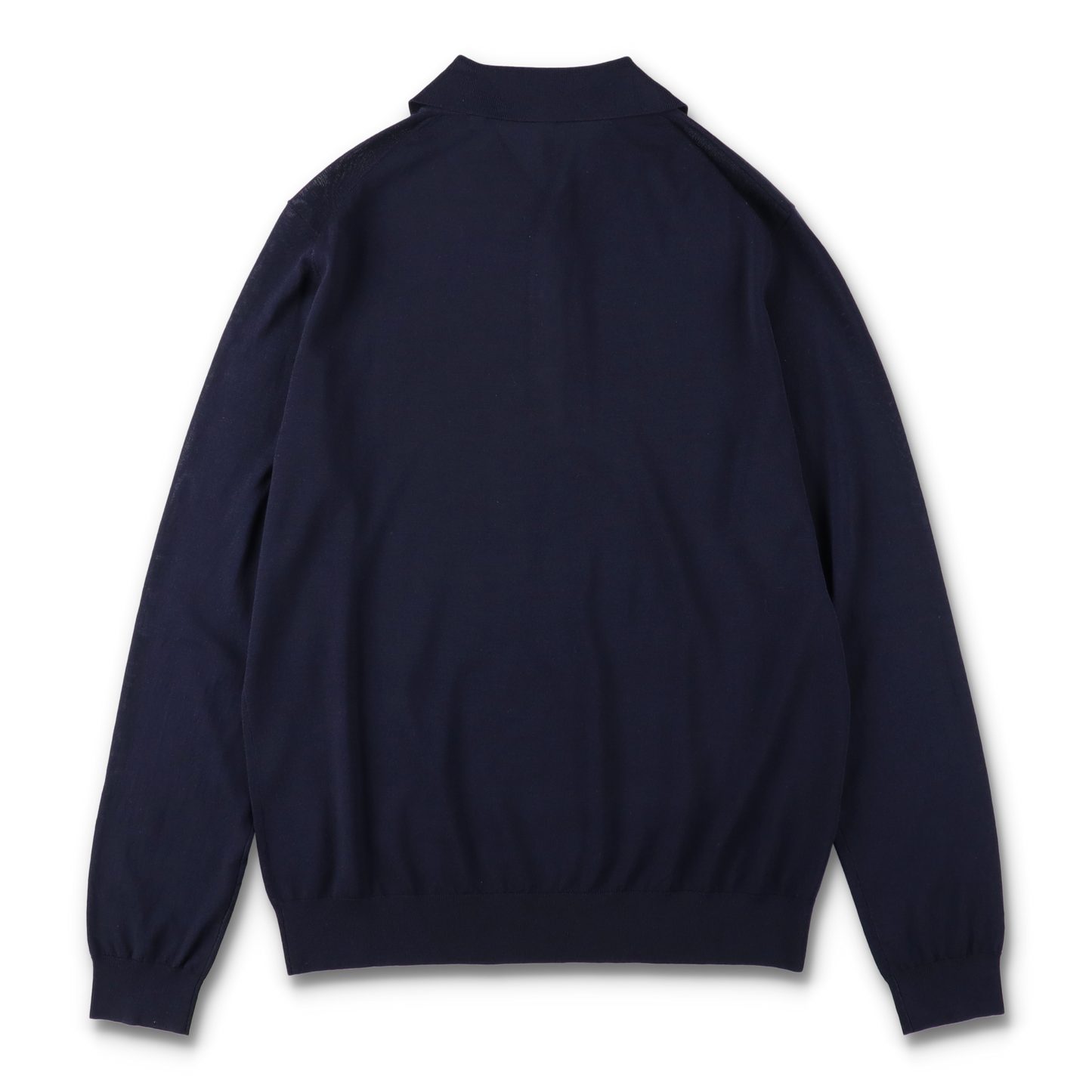 MERINO POLO NAVY - SUNFLOWER 背面