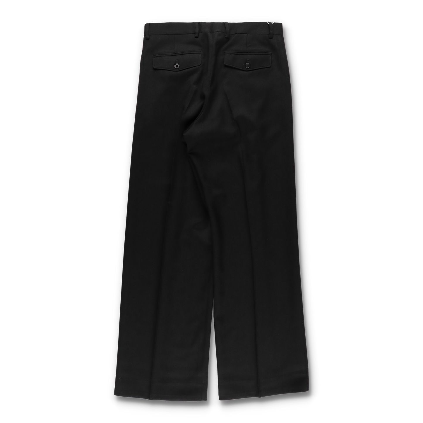 WIDE PLEATED TROUSER BLACK - SUNFLOWER 背面