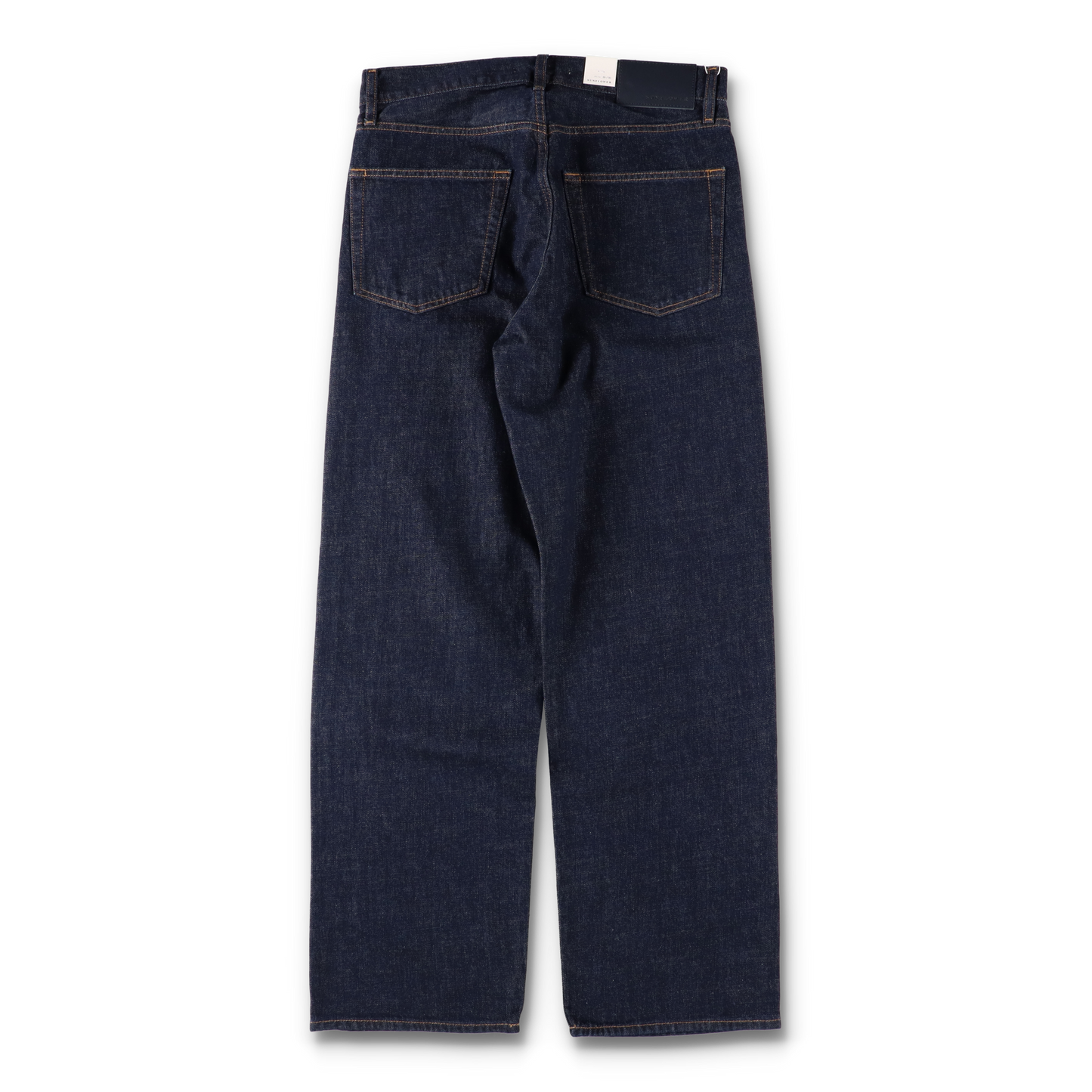 LOOSE DENIM SIMPLE RINSE BLUE - SUNFLOWER 背面