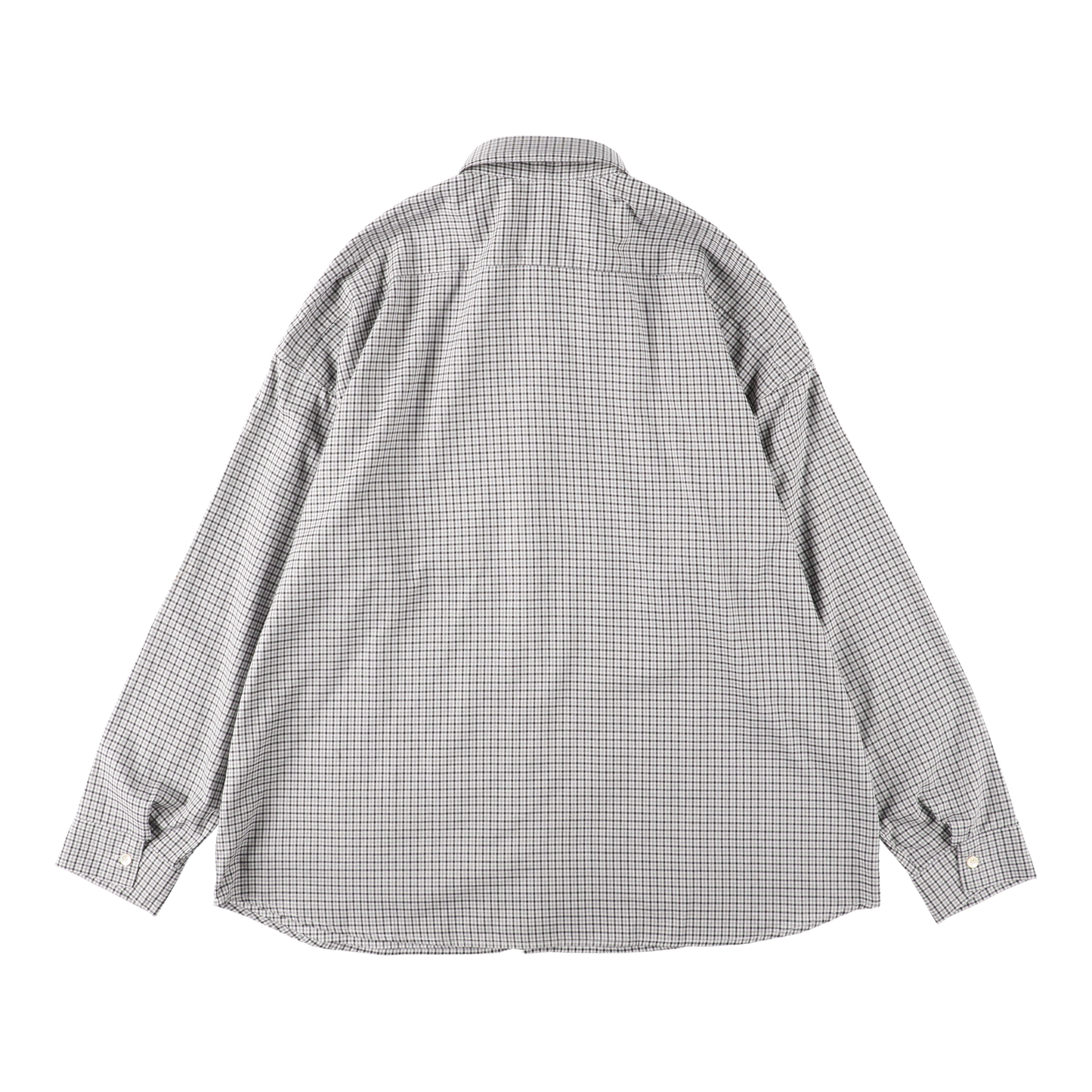 STABLE SHIRT GREY CHECK - SUNFLOWER 背面