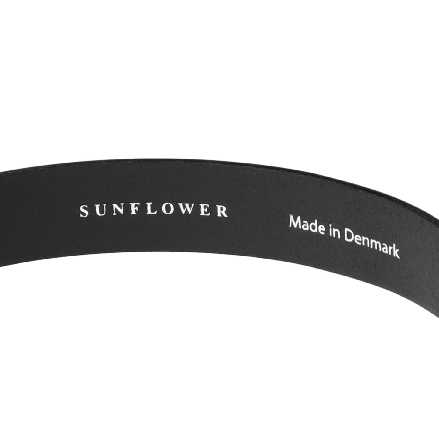 TIP END BELT - SUNFLOWER 革ディテール