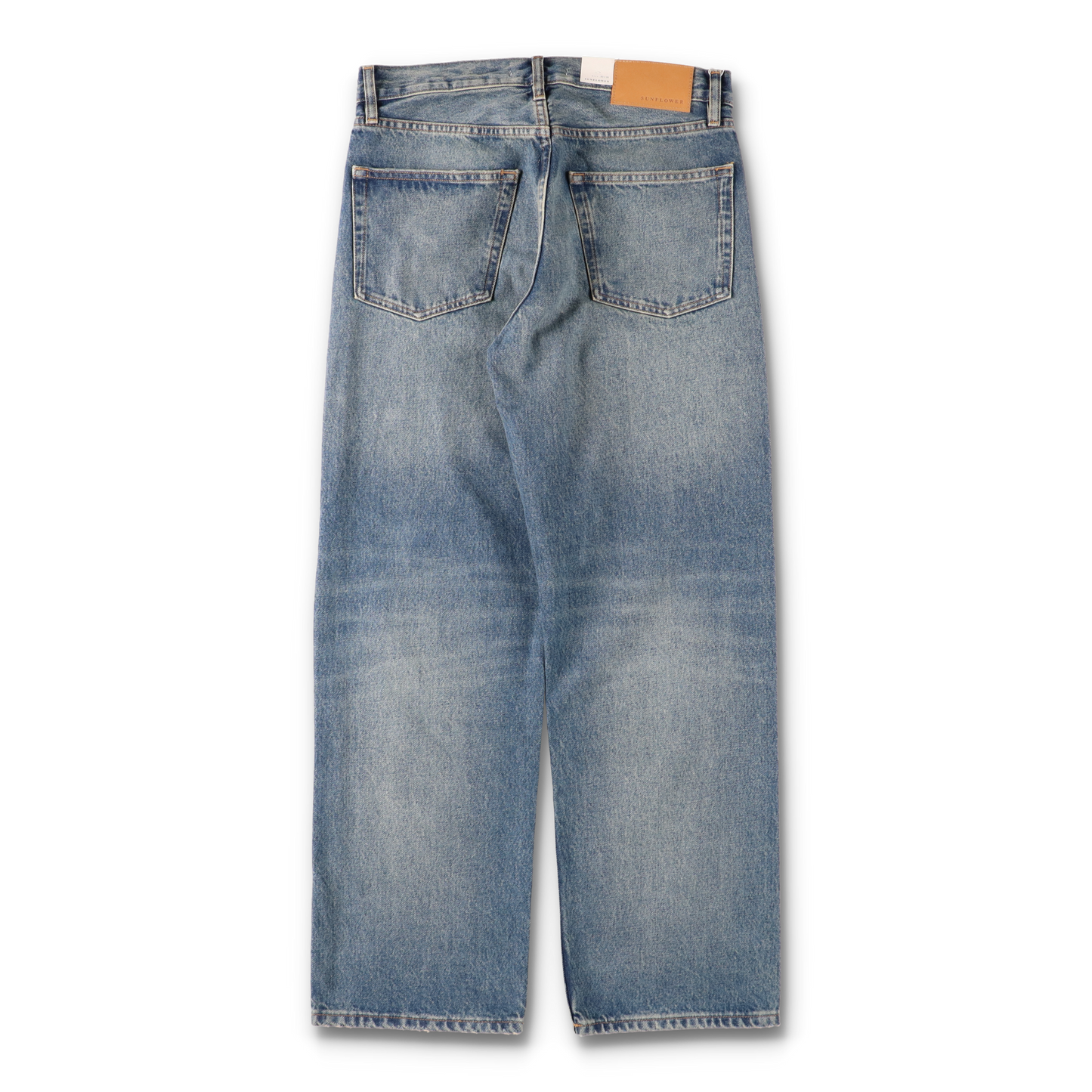 LOOSE DENIM DARK BLUE VINTAGE - SUNFLOWER 背面