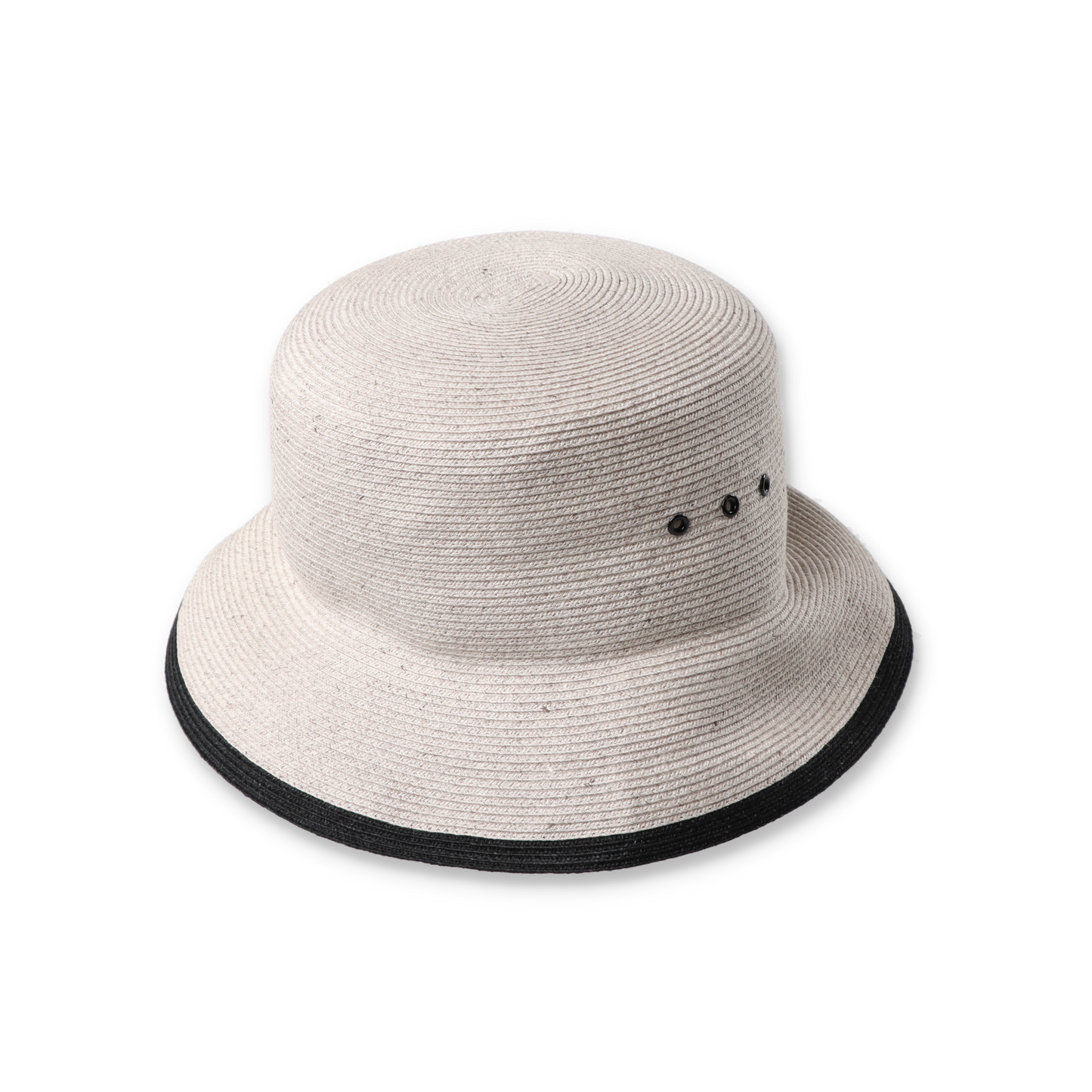 BRAID BUCKET HAT BEIGE - SOLARIS&Co. 正面