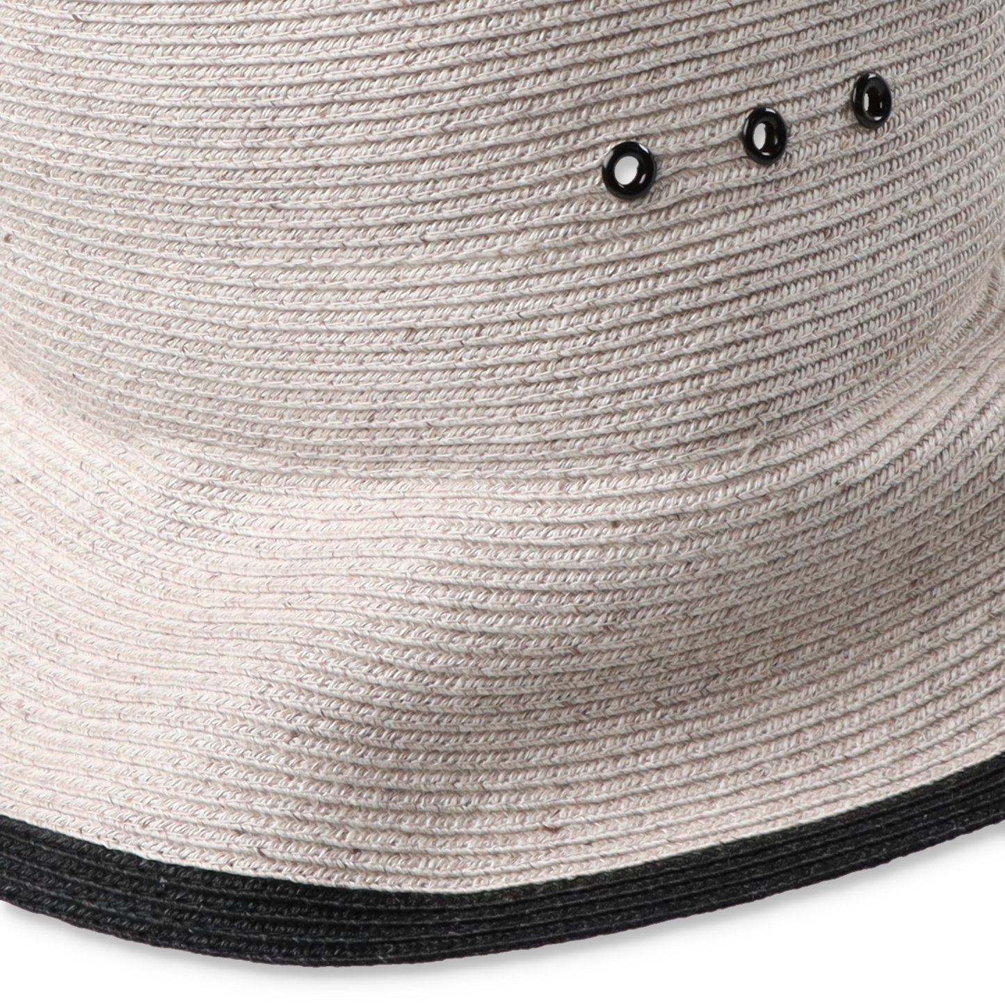 BRAID BUCKET HAT BEIGE - SOLARIS&Co. 生地のディテール