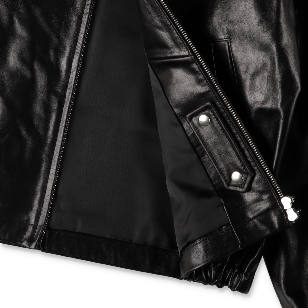 UNIVERSAL PRODUCTS. LEATHER JACKET BLACK【263-60401】(N)
