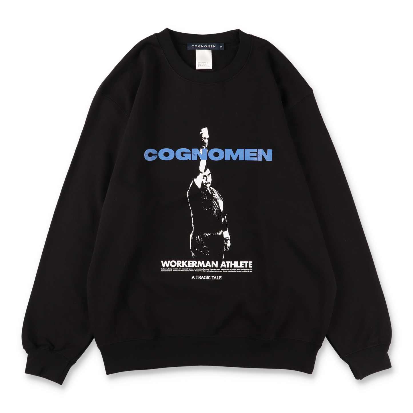 COGNOMEN WORKER-MAN ATHLETE SWEAT SHIRT Black - 正面