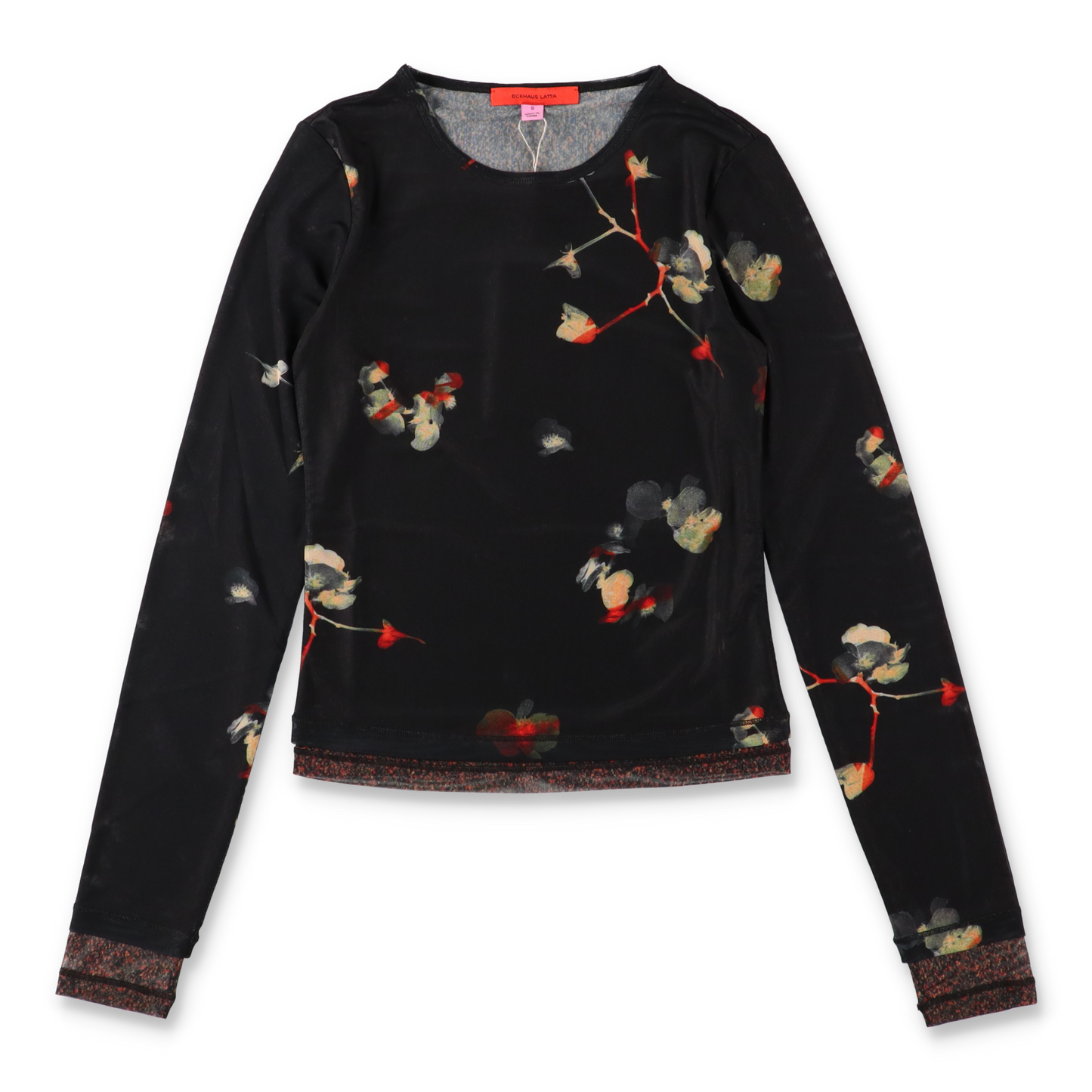 ECKHAUS LATTA DUET TOP BLACK PANSY【1100-EL-PF25-BP】(N)