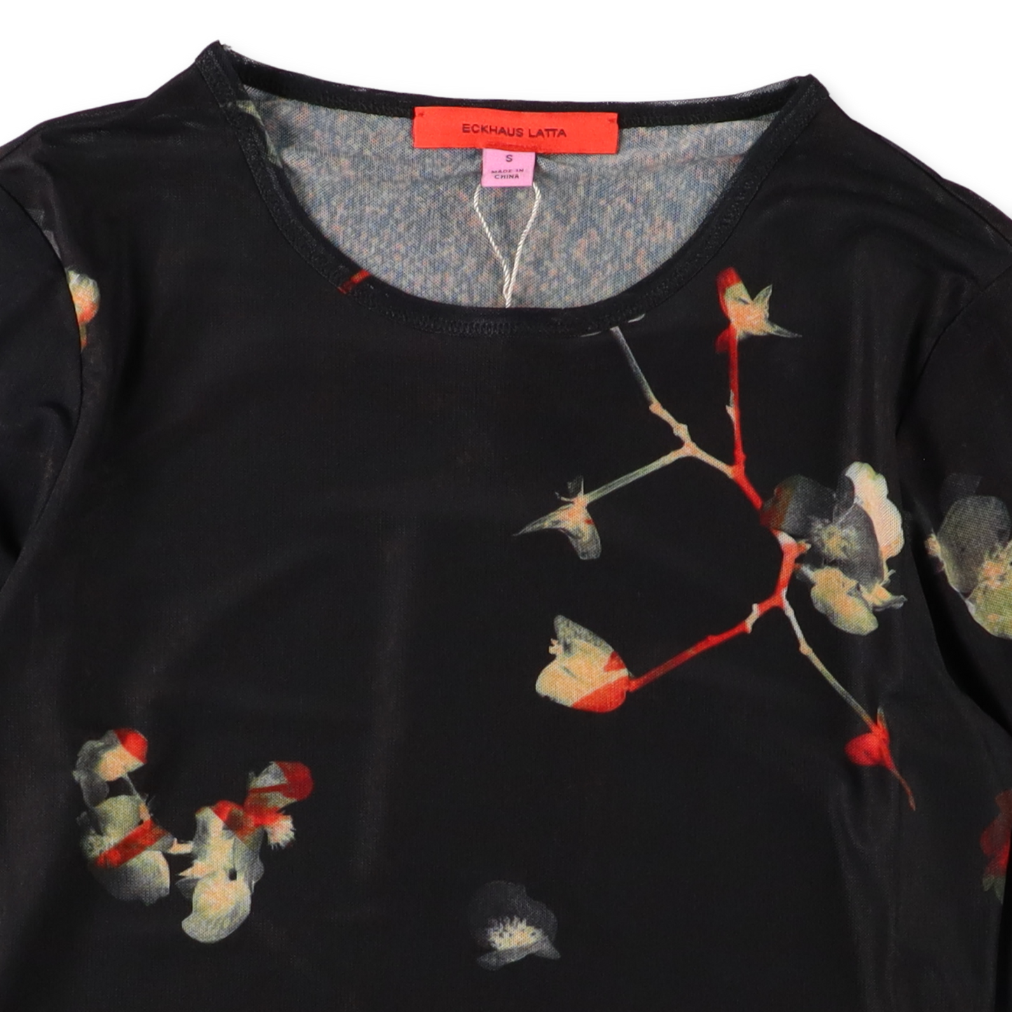 ECKHAUS LATTA DUET TOP BLACK PANSY【1100-EL-PF25-BP】(N)