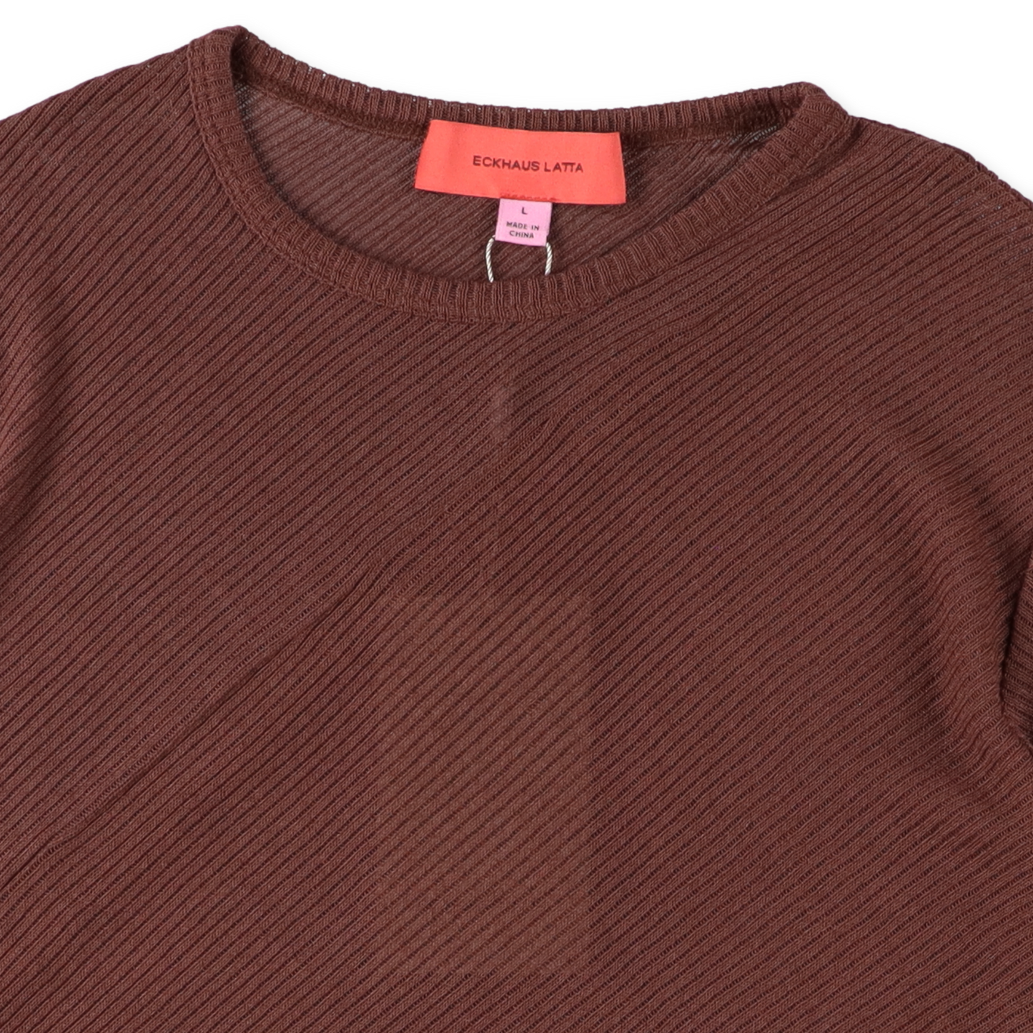 ECKHAUS LATTA SPIRAL LONG SLEEVE WOOD【1107-EL-PF25-W】(N)