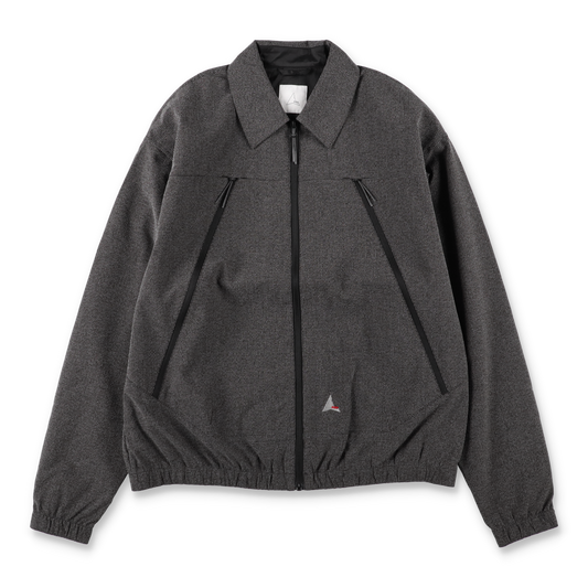 ROA LAMON Reinforced Technical Zip Up Shirt Black  正面画像