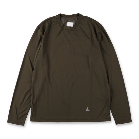 ROA FIREFLIES Base Layer Fast Dry Long Sleeve Brown 正面