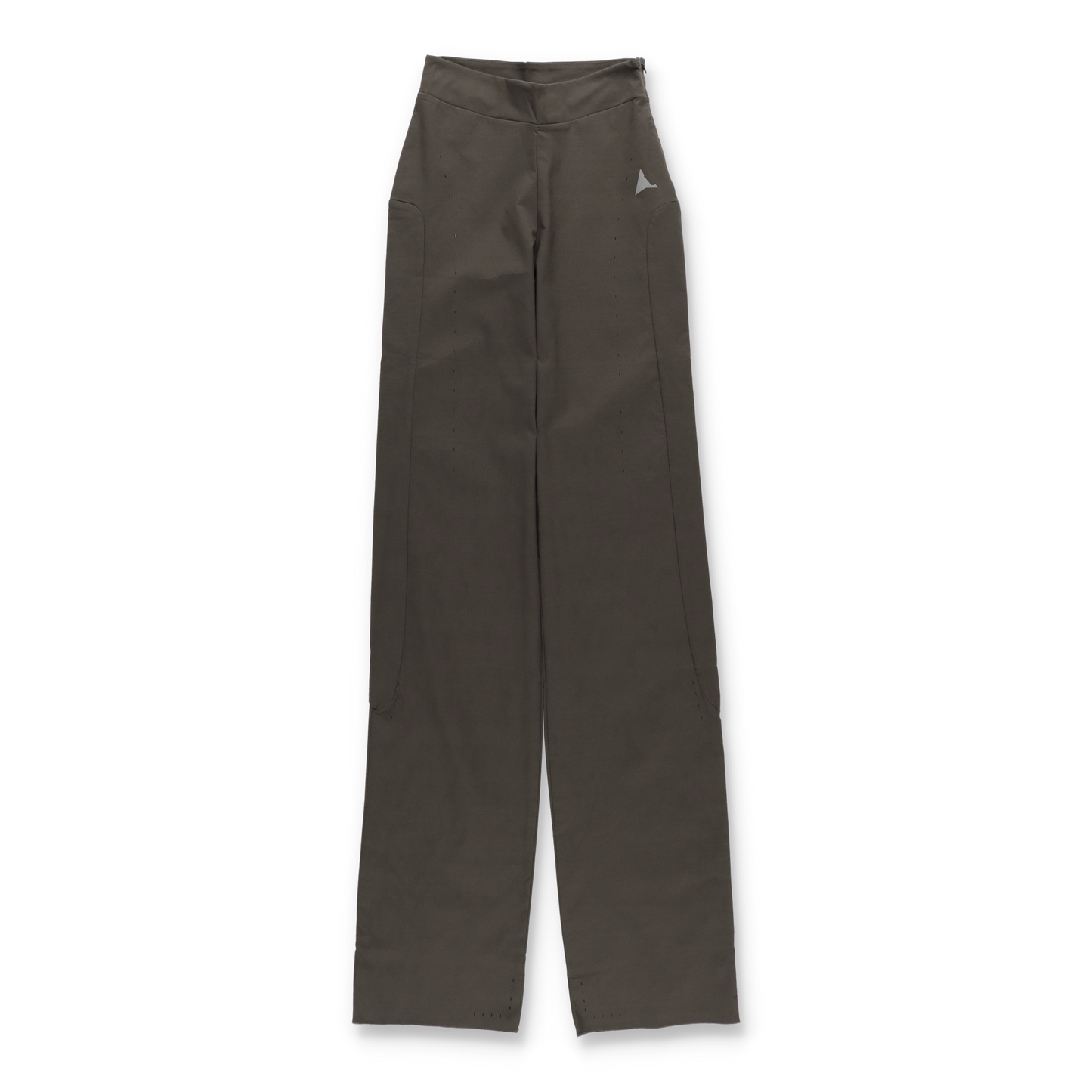 ROA MARVA Compression Flared Pants Dark Brown 正面画像 アウトドア