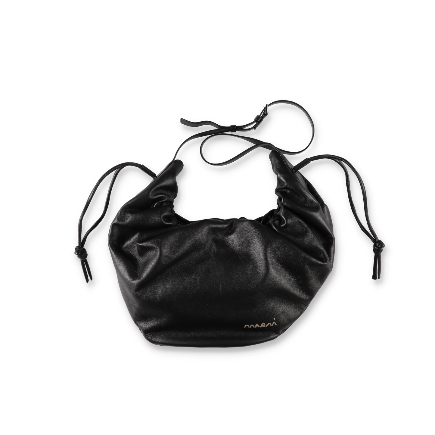 MARNI SCRUNCHIE HOBO SMALL BLACK【SBMQ0155U0】(N)
