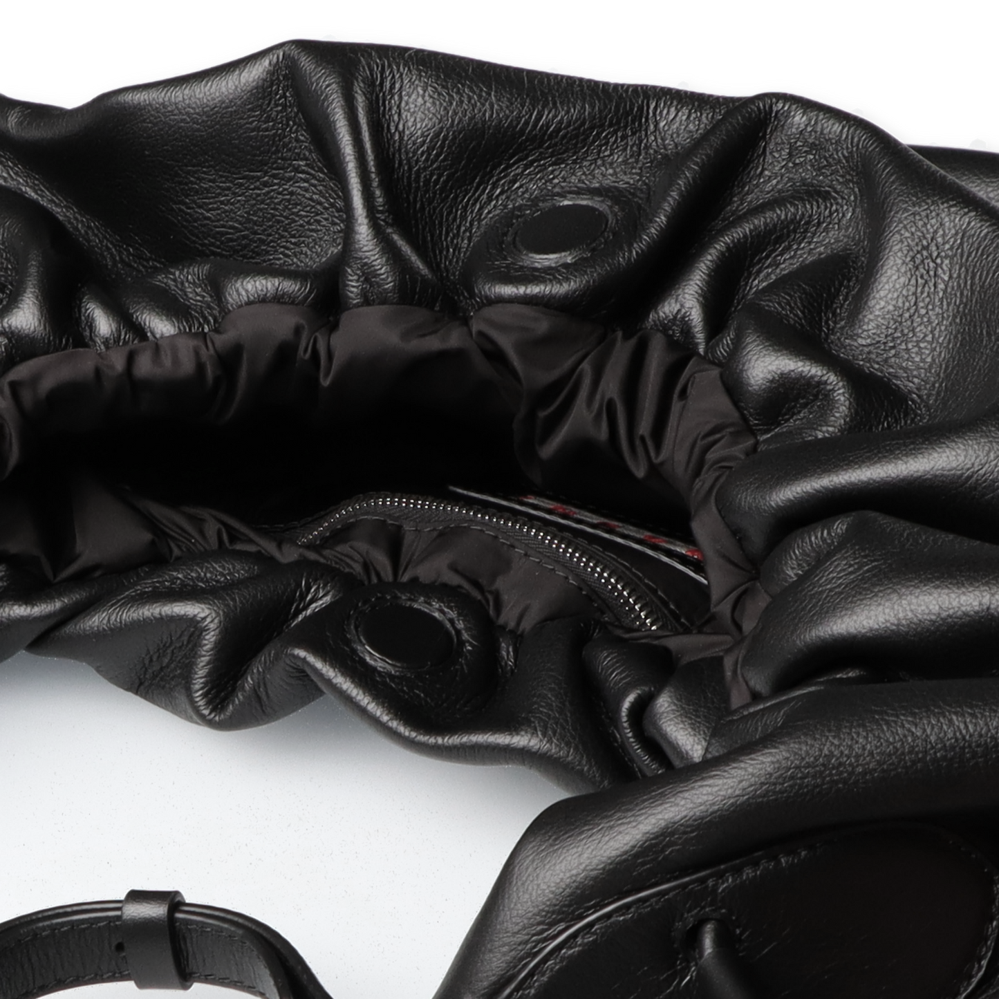 MARNI SCRUNCHIE HOBO SMALL BLACK【SBMQ0155U0】(N)