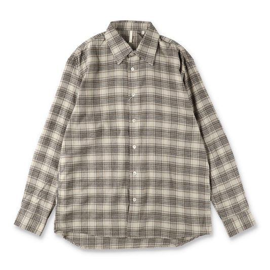 SUNFLOWER STUDIO SHIRT SAND 正面