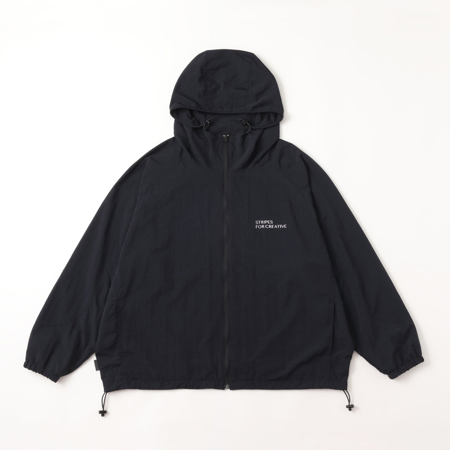 S.F.C PUNCHING NYLON HOODY BLACK【SFCFW25J05】(N)