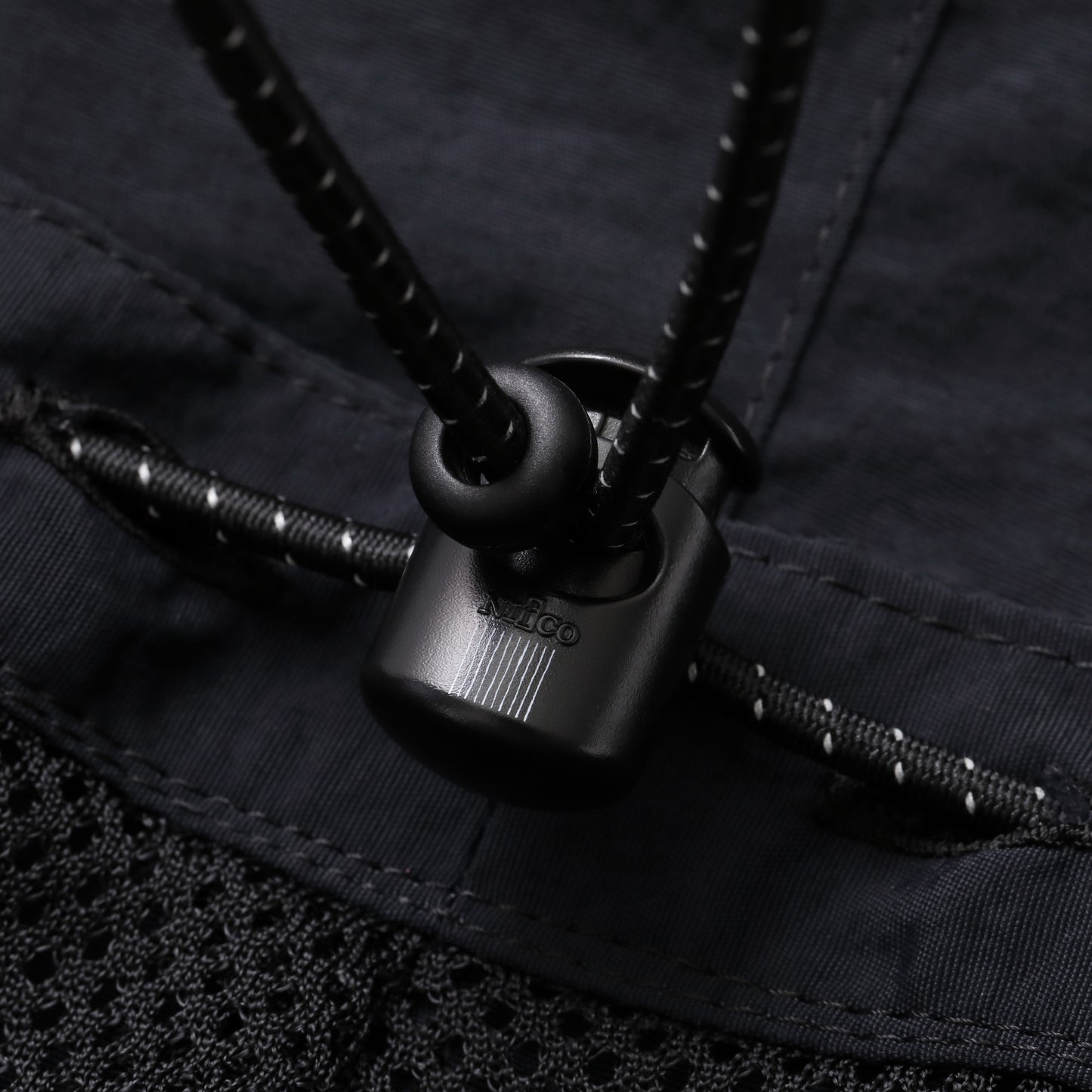 S.F.C PUNCHING NYLON HOODY BLACK【SFCFW25J05】(N)