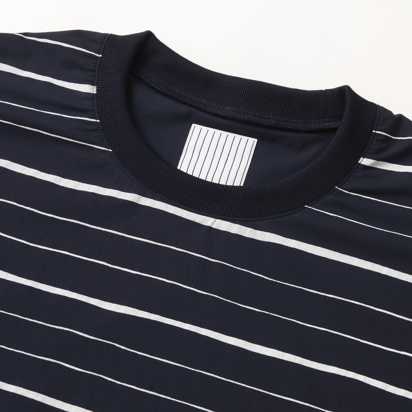 S.F.C SUPER BIG MIX STRIPE LS NYLON TEE NAVY【SFCFW25CS011】(N)