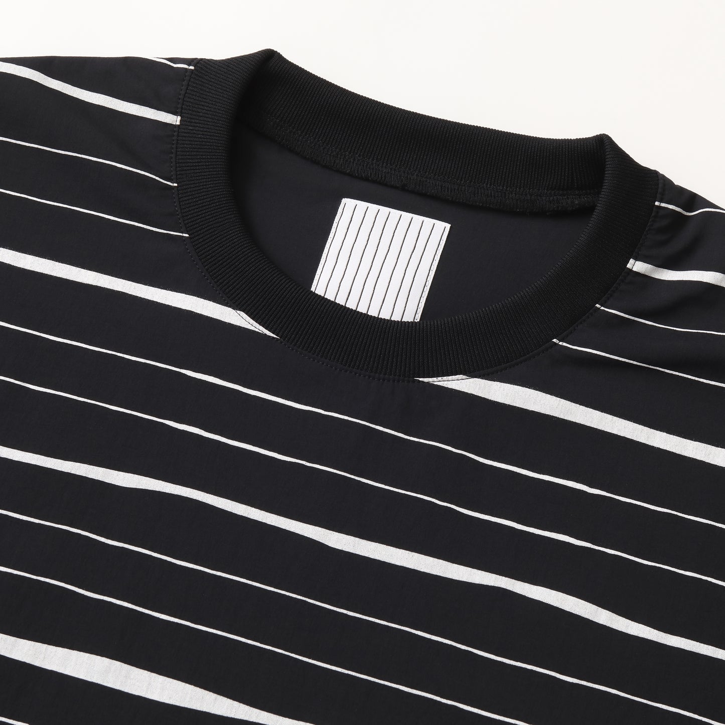 S.F.C SUPER BIG MIX STRIPE LS NYLON TEE BLACK【SFCFW25CS011】(N)