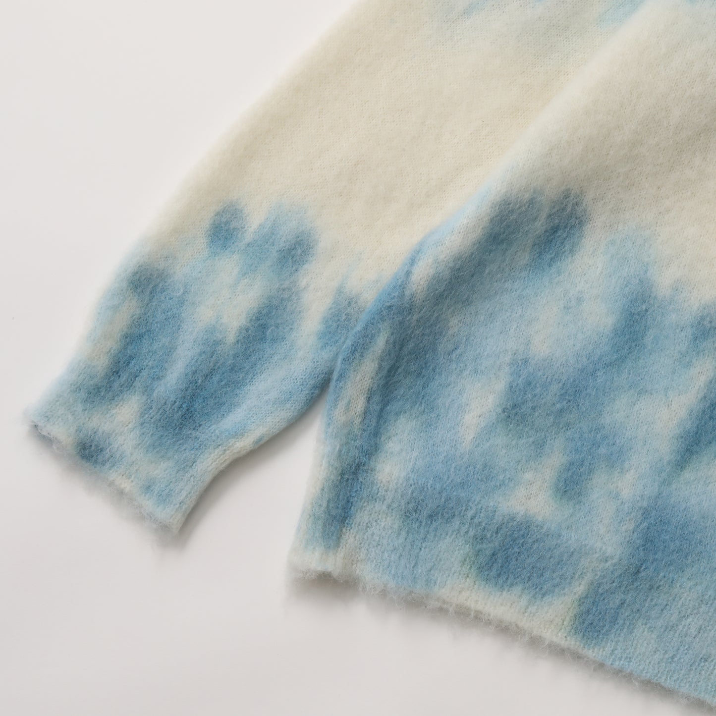 S.F.C DYED MOHAIR CREW Natural/Blue/Mint【SFCFW25KN03】(N)