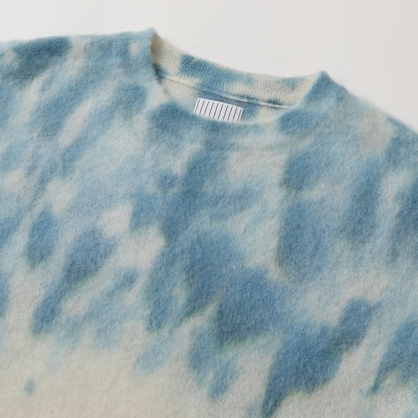 S.F.C DYED MOHAIR CREW Natural/Blue/Mint【SFCFW25KN03】(N)