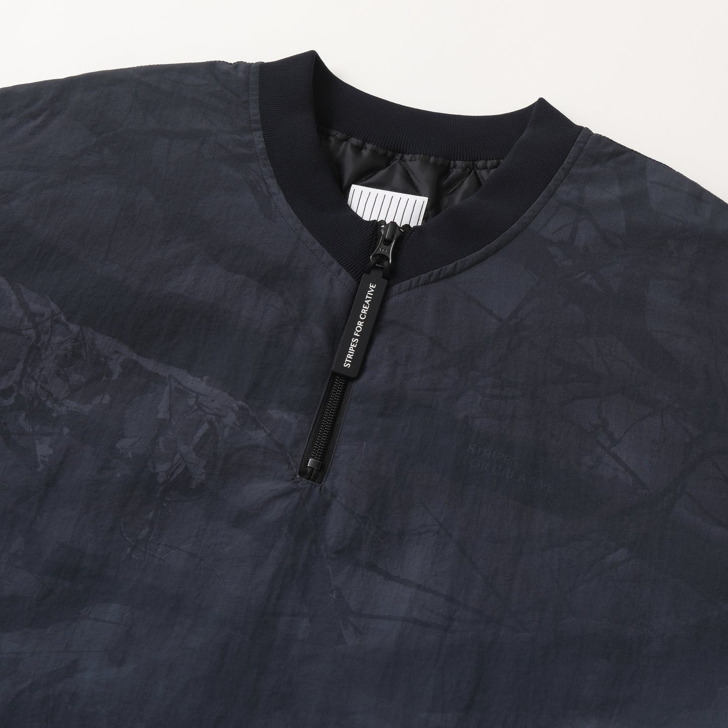 S.F.C BASEBALL HALF ZIP JACKET BLACK TREE CAMO【SFCFW25J03】(N)