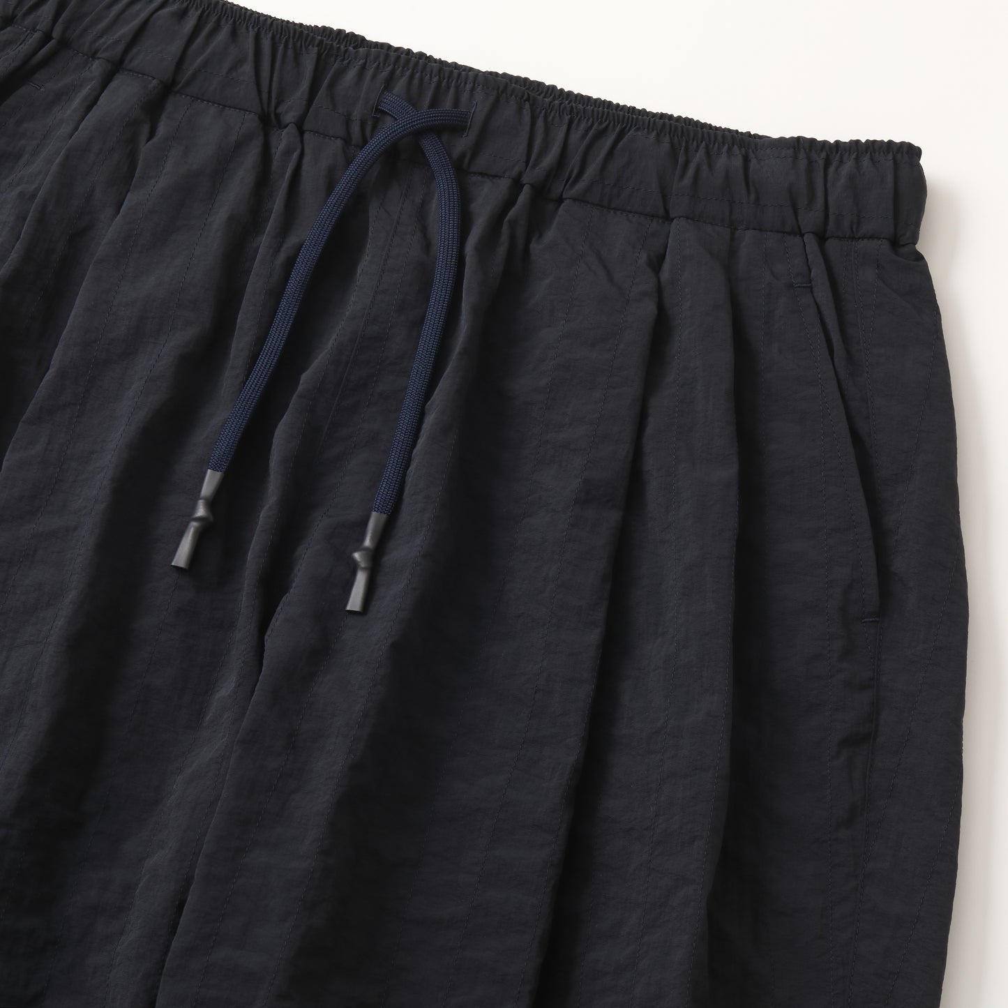 S.F.C NEW WIDE TWO TUCK PANTS (STITCHED NYLON) D NAVY【SFCFW25P06】(N)