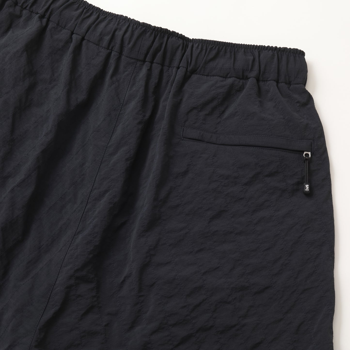 S.F.C NEW WIDE TWO TUCK PANTS (STITCHED NYLON) D NAVY【SFCFW25P06】(N)