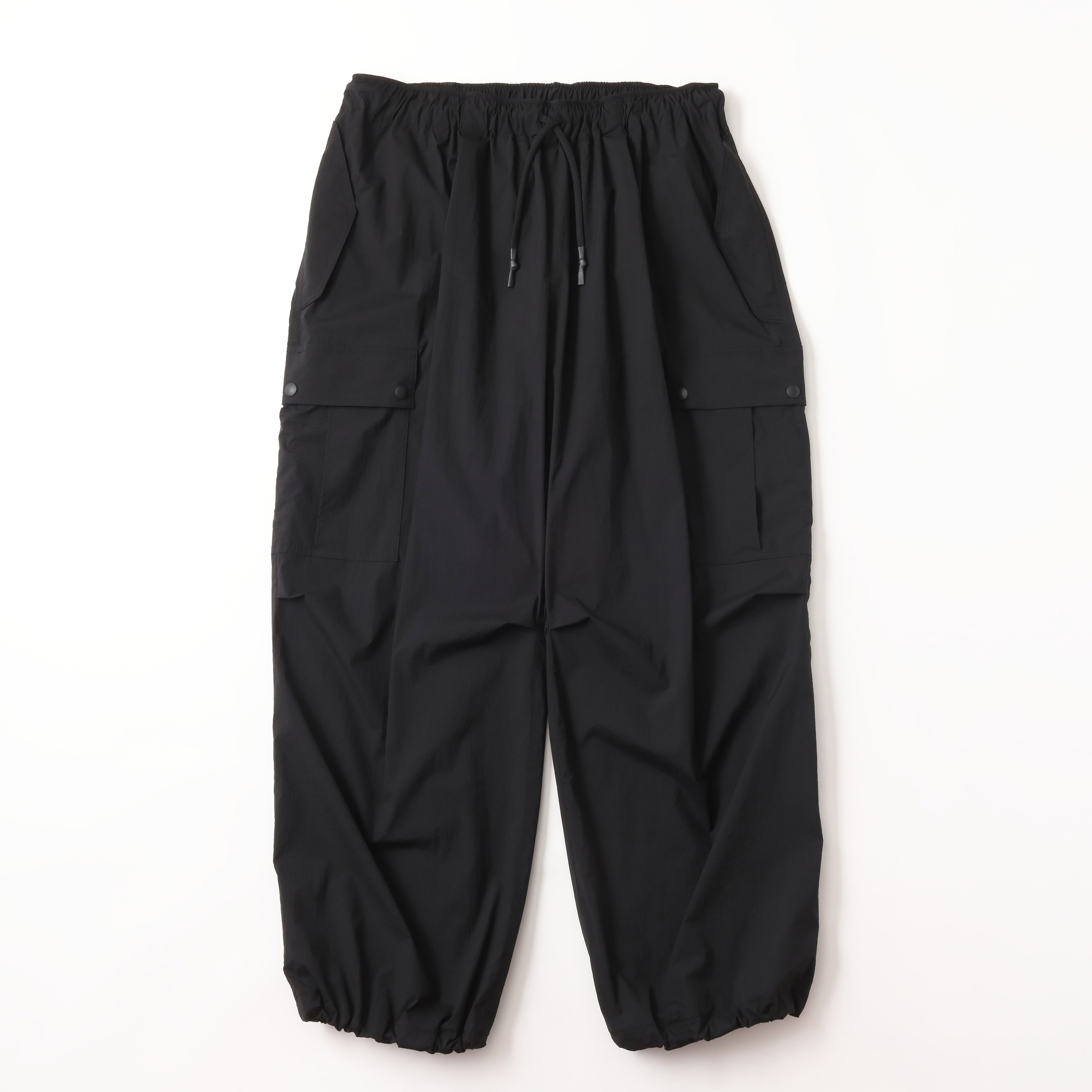 S.F.C PARACHUTE CARGO PANTS - BLACK – STUDY SHOWROOM STORE