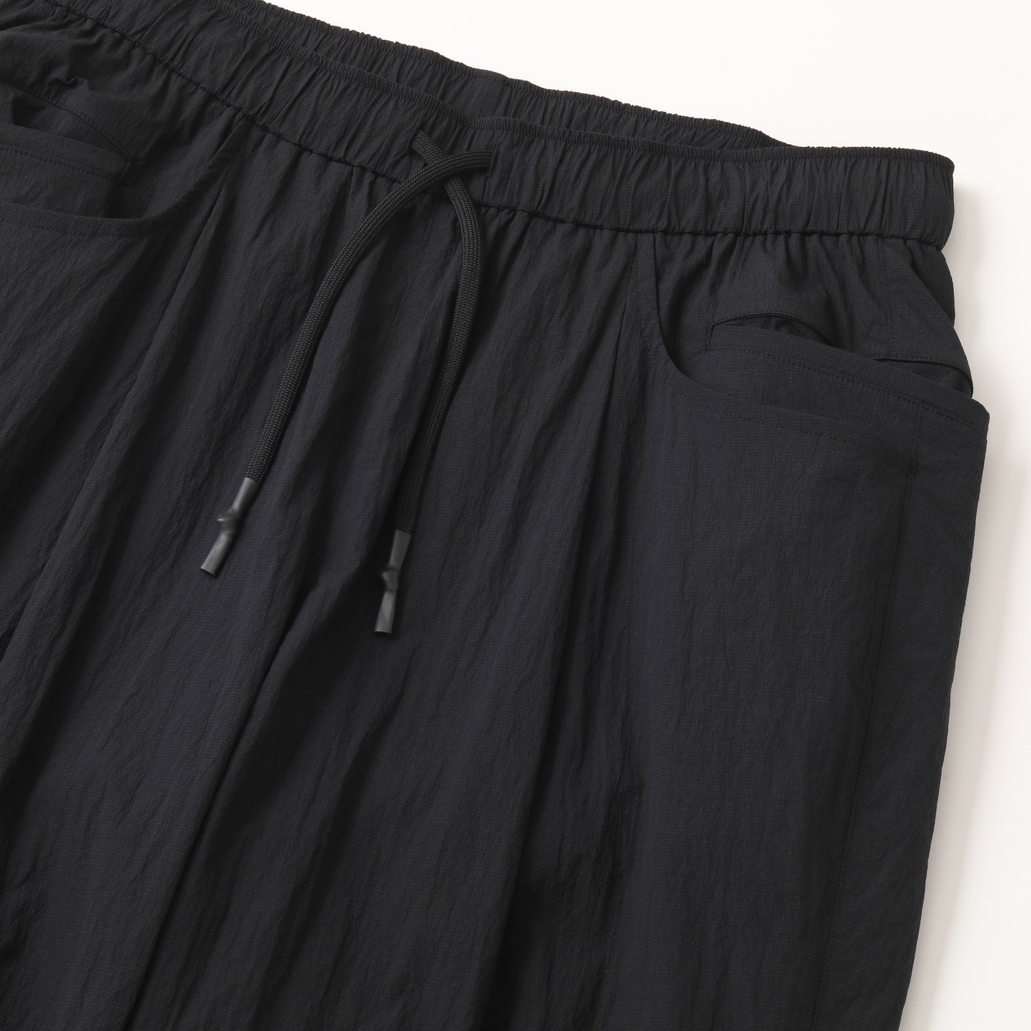 S.F.C WIDE TAPERED EASY PANTS (NEW CRISPY) BLACK 【SFCFW25P04】(N)