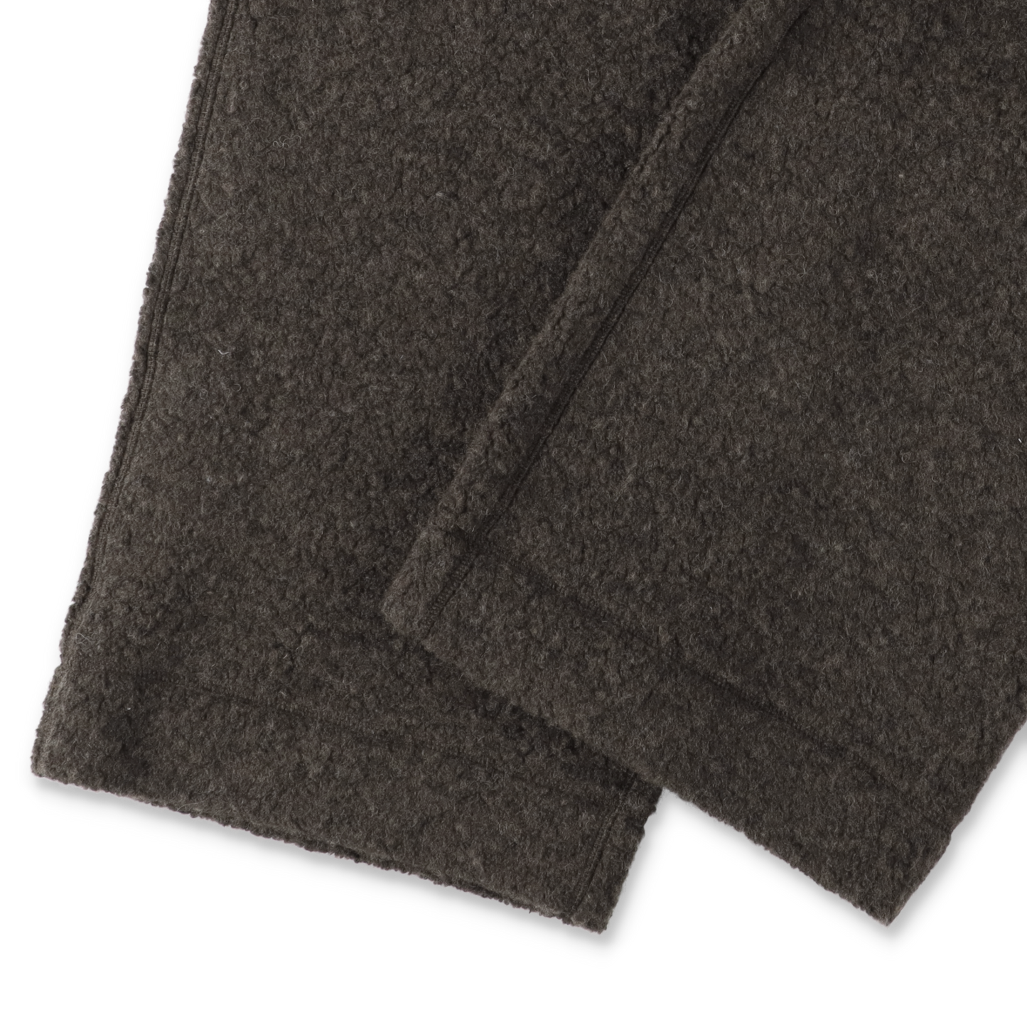 UNIVERSAL PRODUCTS. WOOL FLEECE PANTS BROWN【253−60509】(N)