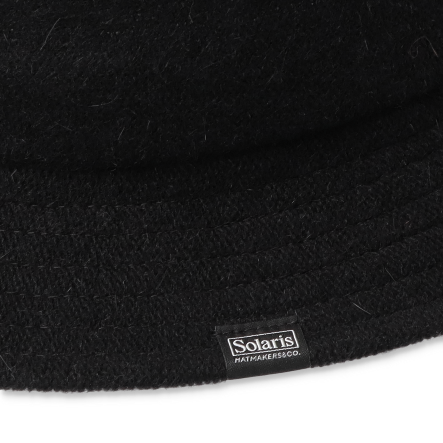 SOLARIS&CO. ANGORA WOOL BELL HAT"BOYZ" Black【X01008】(N)