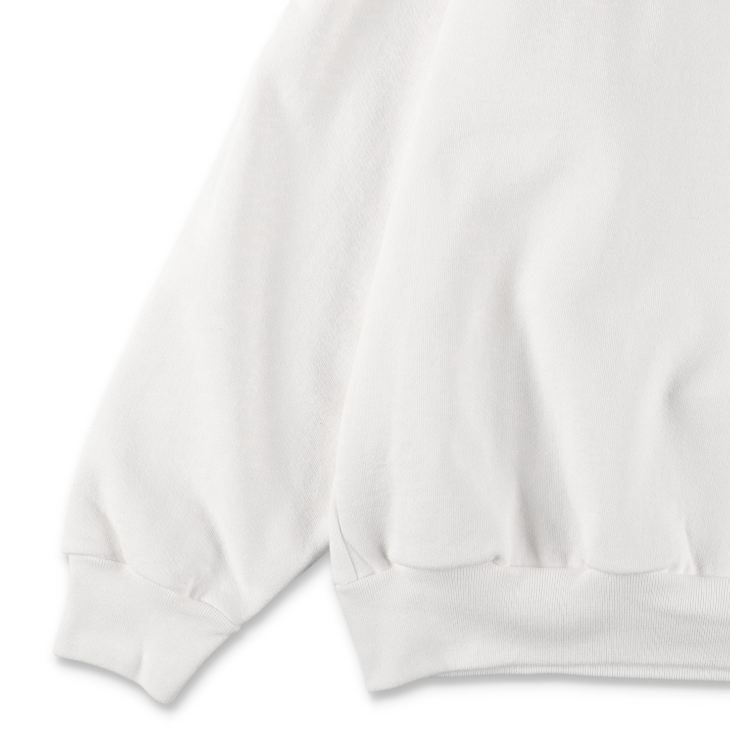 Los Angeles Apparel Heavy Fleece Crewneck Sweatshirt White【HF07】