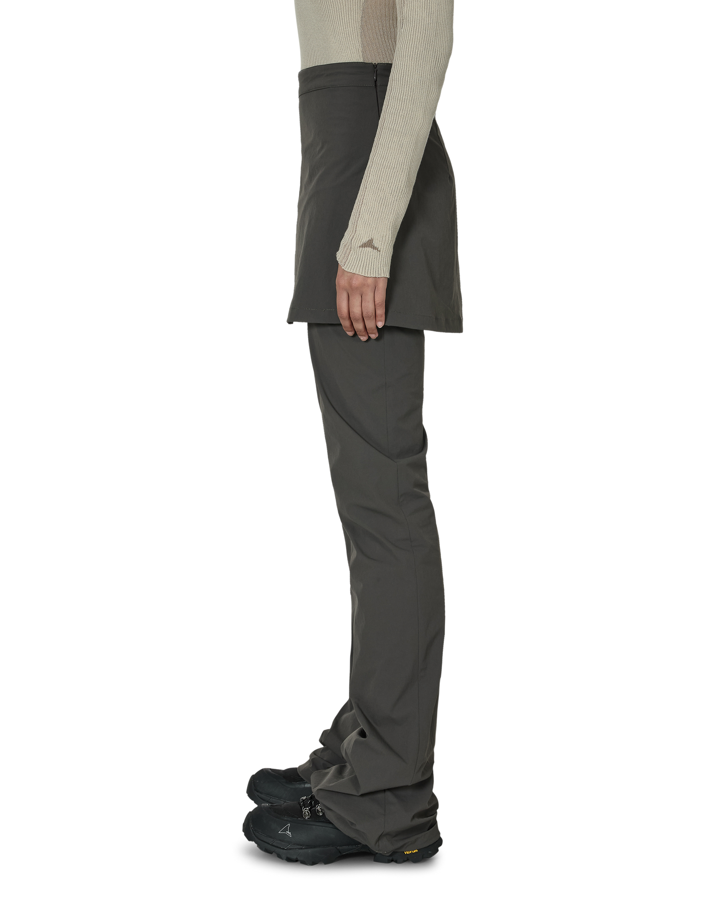 ROA Skort Pants Dark Grey サイド着用画像