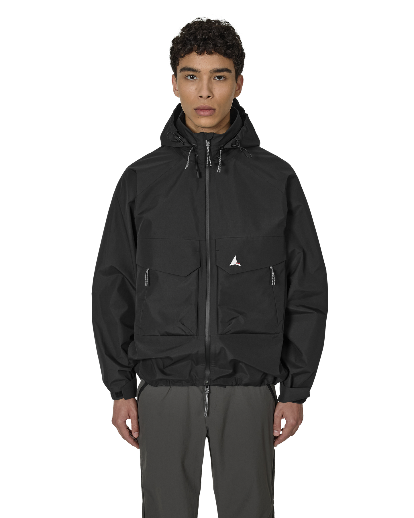 3L Creek Jacket Black – ROA 着用 正面