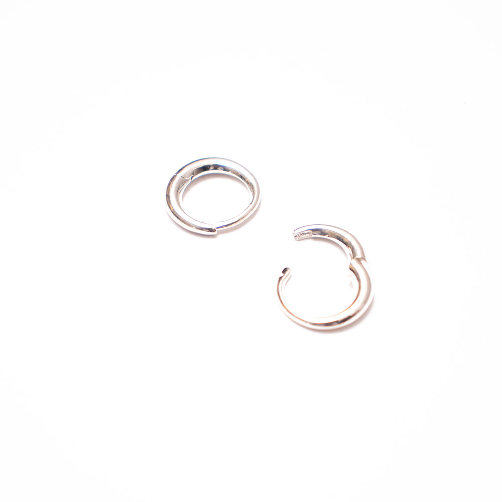 Medium Nouveau Hoops Sterling Silver - SOPHIE BUHAI