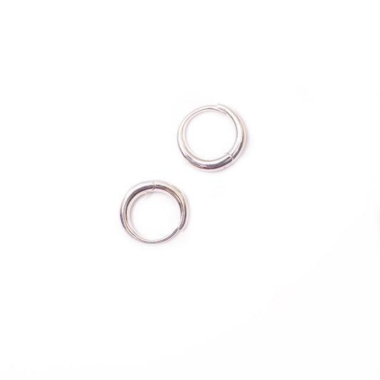 Medium Nouveau Hoops Sterling Silver - SOPHIE BUHAI 正面