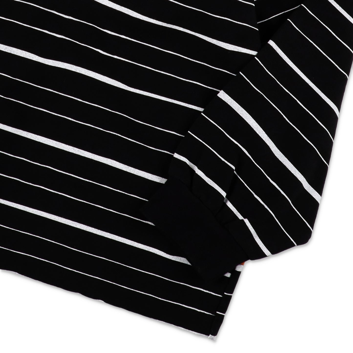 SEE SEE SUPER BIG LS FLAT BOARDER TEE 〈TYPE 3〉【BLACK/WHITE】