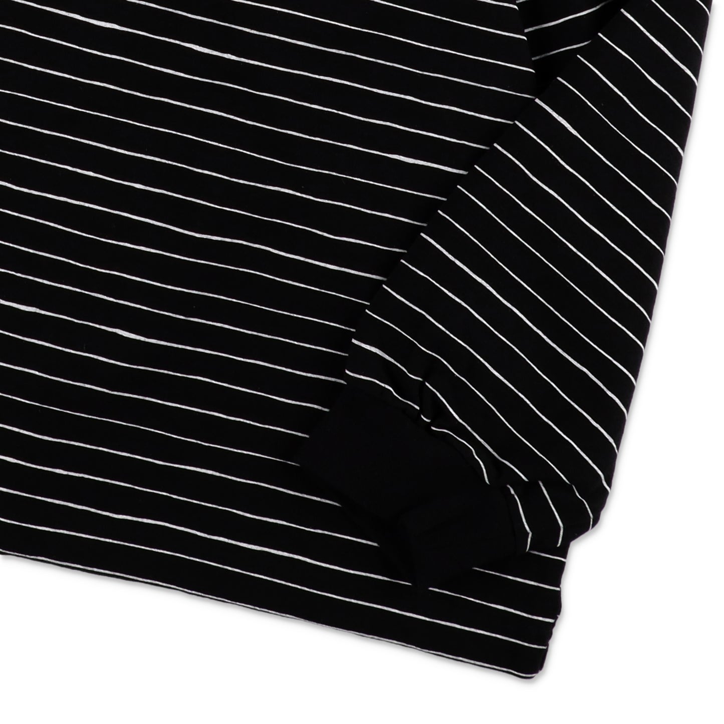 SEE SEE SUPER BIG LS FLAT BOARDER TEE 〈TYPE 1〉【BLACK/WHITE】